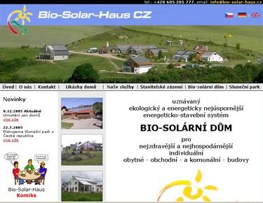 tvorba webových stránek: bio-solar-haus.cz
